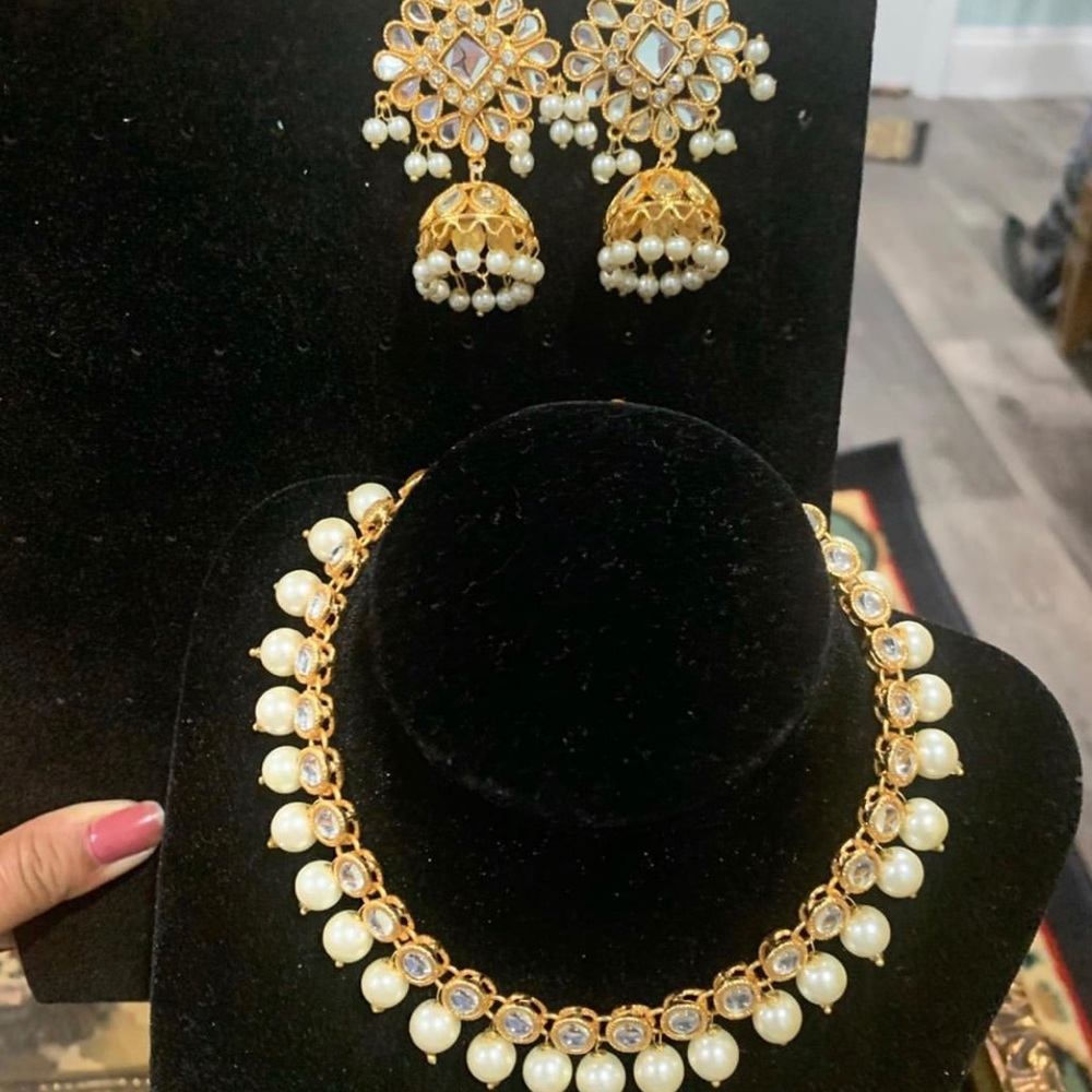 Indian Pakistani antique kundan jewelry